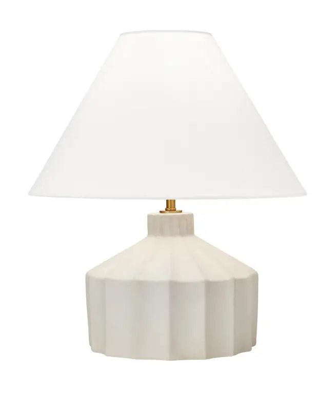 Veneto Small Table Lamp, Matte Concrete