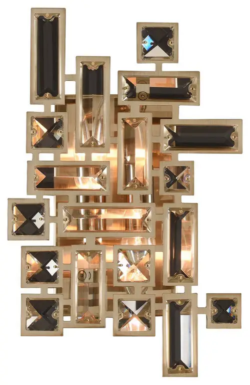 Vermeer 2-Light Wall Bracket in Brushed Champagne Gold