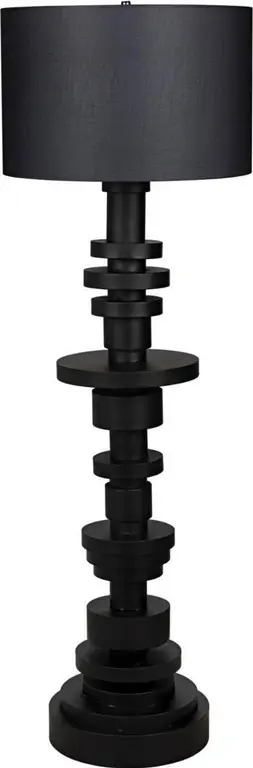 Wilton Black Floor Lamp With Shade
