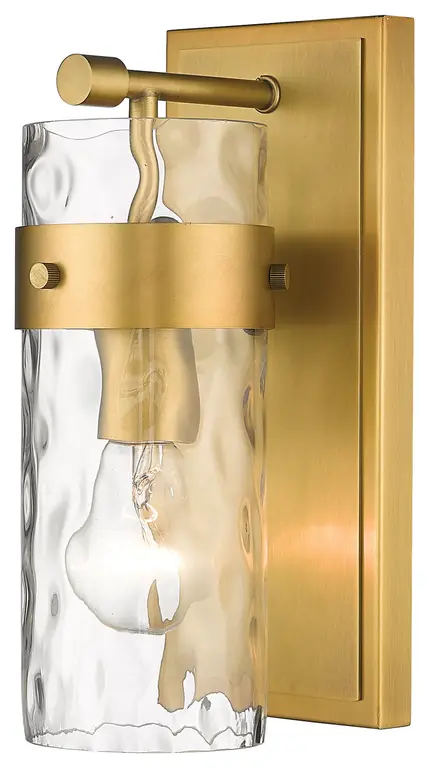 Z-LITE 3035-1V-RB 1 Light Vanity, Rubbed Brass