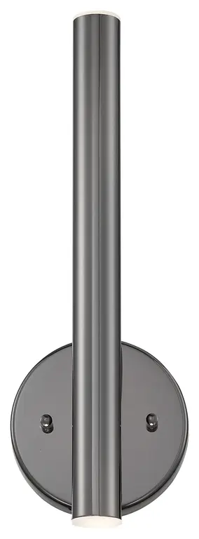 Z-Lite 917S-PBL-LED Forest 2 Light Wall Sconce in Pearl Black