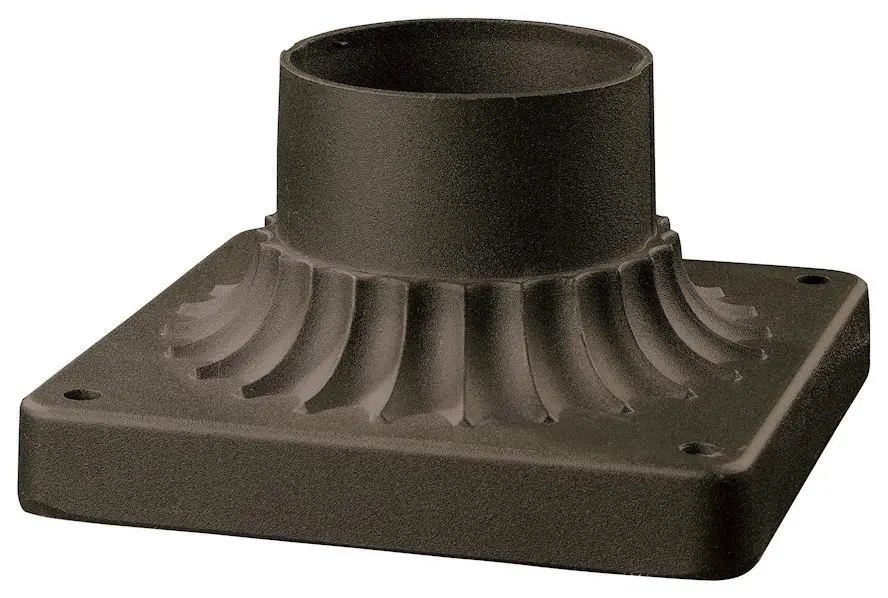 Z-Lite Pier Mounts Outdoor Pier Mount, 5.75x5.75x3", Oil Rubbed Bronze, PM-ORB