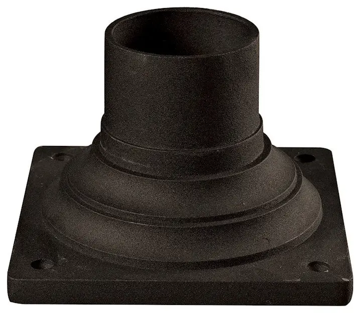 Z-Lite Pier Mounts Outdoor Pier Mount, 6x6x4", Rubbed Bronze, 533PM-ORBZ